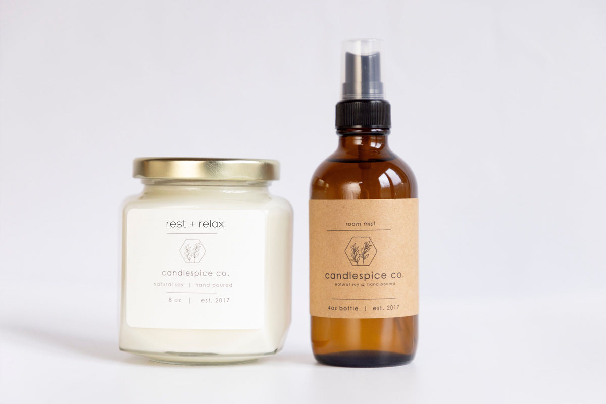 Rest + Relax | Gift Set | Candlespice Co.