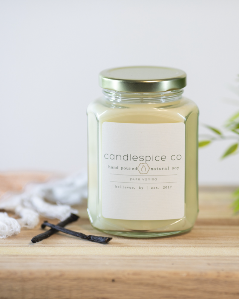 Pure Vanilla Essential Oil Candle – Fontana Candle Co